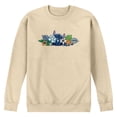thumbnail image 1 of Lilo & Stitch - Stitch Flowers - Men's Crew Fleece Sweatshirt, 1 of 3