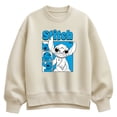 thumbnail image 1 of Lilo & Stitch - Stitch Grid - Women's Oversized Fleece Crew Sweatshirt, 1 of 3