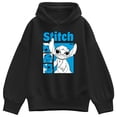 thumbnail image 1 of Lilo & Stitch - Stitch Grid - Women's Oversized Fleece Hoodie Sweatshirt, 1 of 3