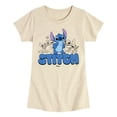 thumbnail image 1 of Lilo & Stitch - Stitch Group Girls' Fitted Short Sleeve Graphic T-Shirt, 1 of 4