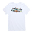 thumbnail image 1 of Lilo & Stitch - Stitch Halloween Pumpkin - Toddler Boys Short Sleeve Graphic T-Shirt, 1 of 4