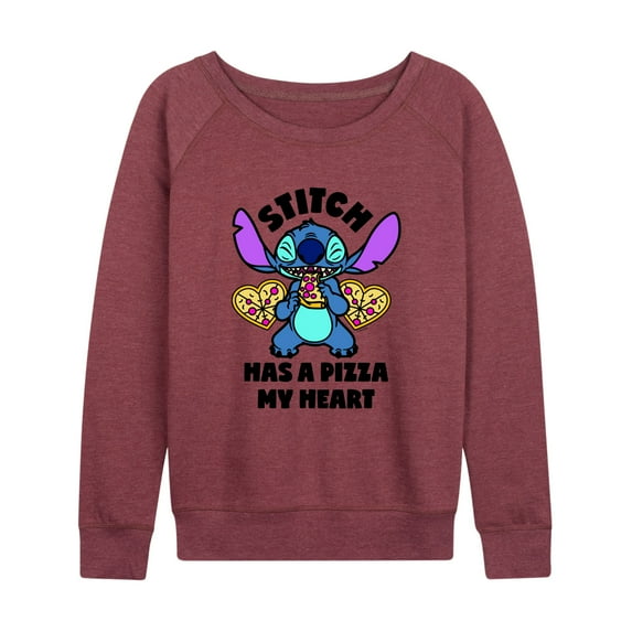 Lilo & Stitch - Stitch Has a Piece of My Heart - Women's Lightweight French Terry Long Sleeve Shirt