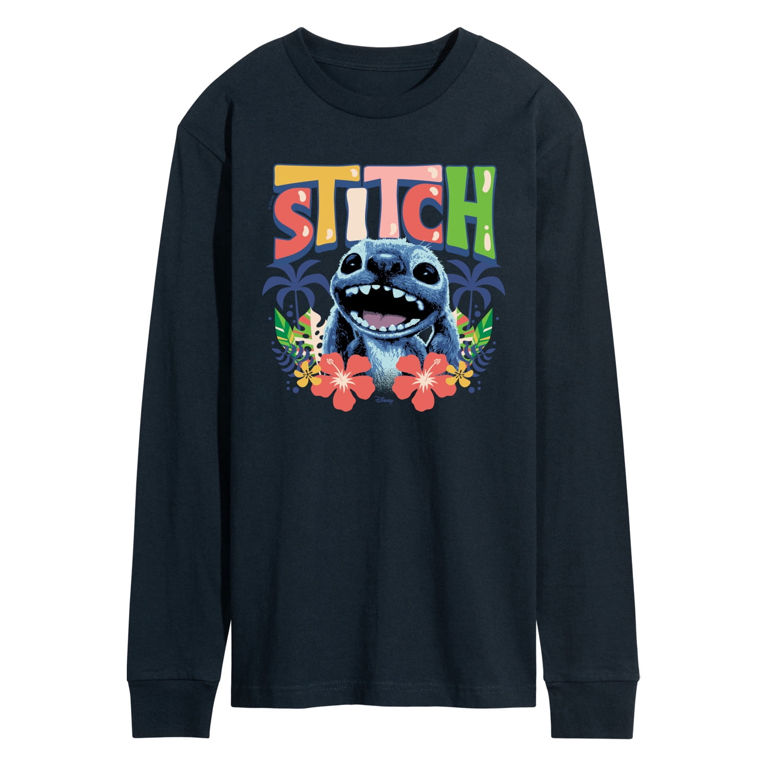 Lilo & Stitch - Stitch Hawaiian Frame - Men's Long Sleeve Graphic T ...