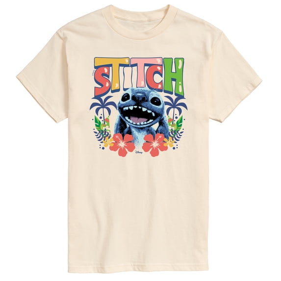 Lilo & Stitch - Stitch Hawaiian Frame - Men's Short Sleeve Graphic T-Shirt