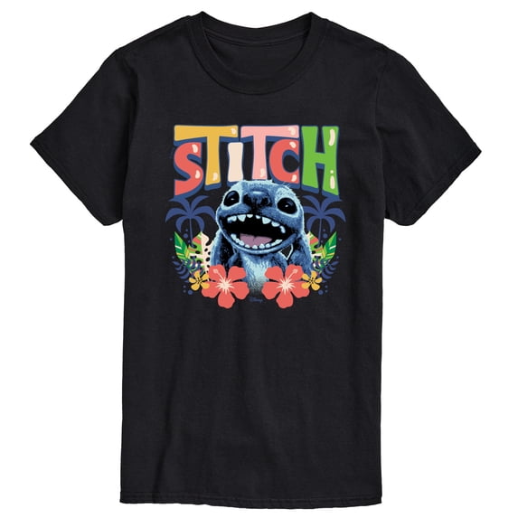 Lilo & Stitch - Stitch Hawaiian Frame - Men's Short Sleeve Graphic T-Shirt