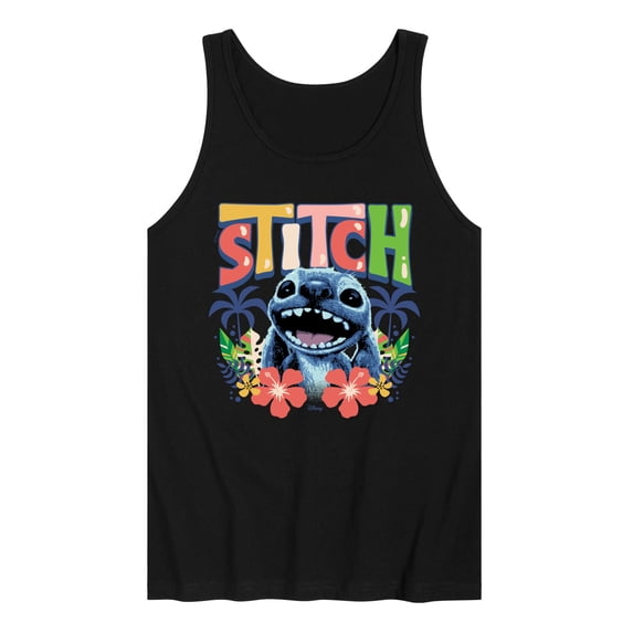 Lilo & Stitch - Stitch Hawaiian Frame - Men's Sleeveless Graphic Tank
