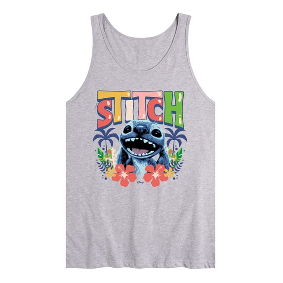 Lilo & Stitch - Stitch Hawaiian Frame - Men's Sleeveless Graphic Tank