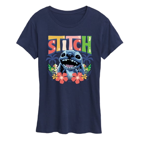 Lilo & Stitch - Stitch Hawaiian Frame Short Sleeve Graphic T-Shirt