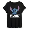 thumbnail image 1 of Lilo & Stitch - Stitch Mood - Women's Oversized T-Shirt, 1 of 4