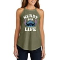 thumbnail image 1 of Lilo & Stitch - Stitch Nerdy For Life - Juniors High Neck Tank Top, 1 of 4