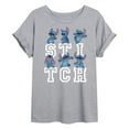 thumbnail image 1 of Lilo & Stitch - Stitch Poses - Women's Oversized T-Shirt, 1 of 4