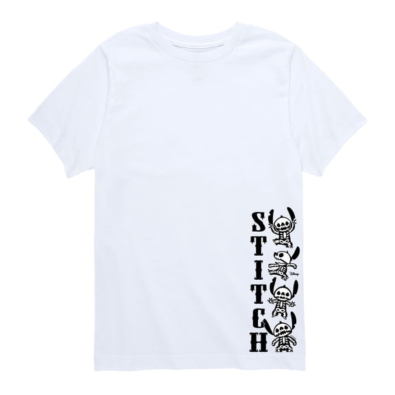 Lilo & Stitch - Stitch Skeletons - Toddler And Youth Short Sleeve Graphic T-Shirt