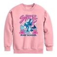 thumbnail image 1 of Lilo & Stitch - Stitch Surf School - Youth Boys Crew Fleece Sweatshirt, 1 of 3