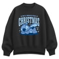thumbnail image 1 of Lilo & Stitch - Stitch Wake For X-mas - Women's Oversized Fleece Crew Sweatshirt, 1 of 3