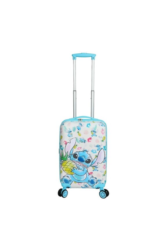 Lilo & Stitch Stitch With Pineapple 20" White Carry-On Luggage-OSFA