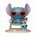 thumbnail image 1 of Funko Pop! Lilo & Stitch Stitch in Sunlounger Premium Vinyl Figure #1639, 1 of 2