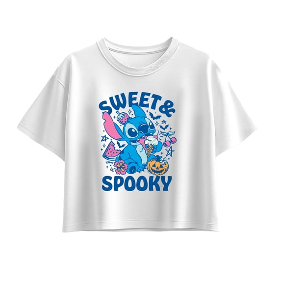 Lilo & Stitch - Sweet and Spooky Stitch - Youth Girls Boxy T-Shirt