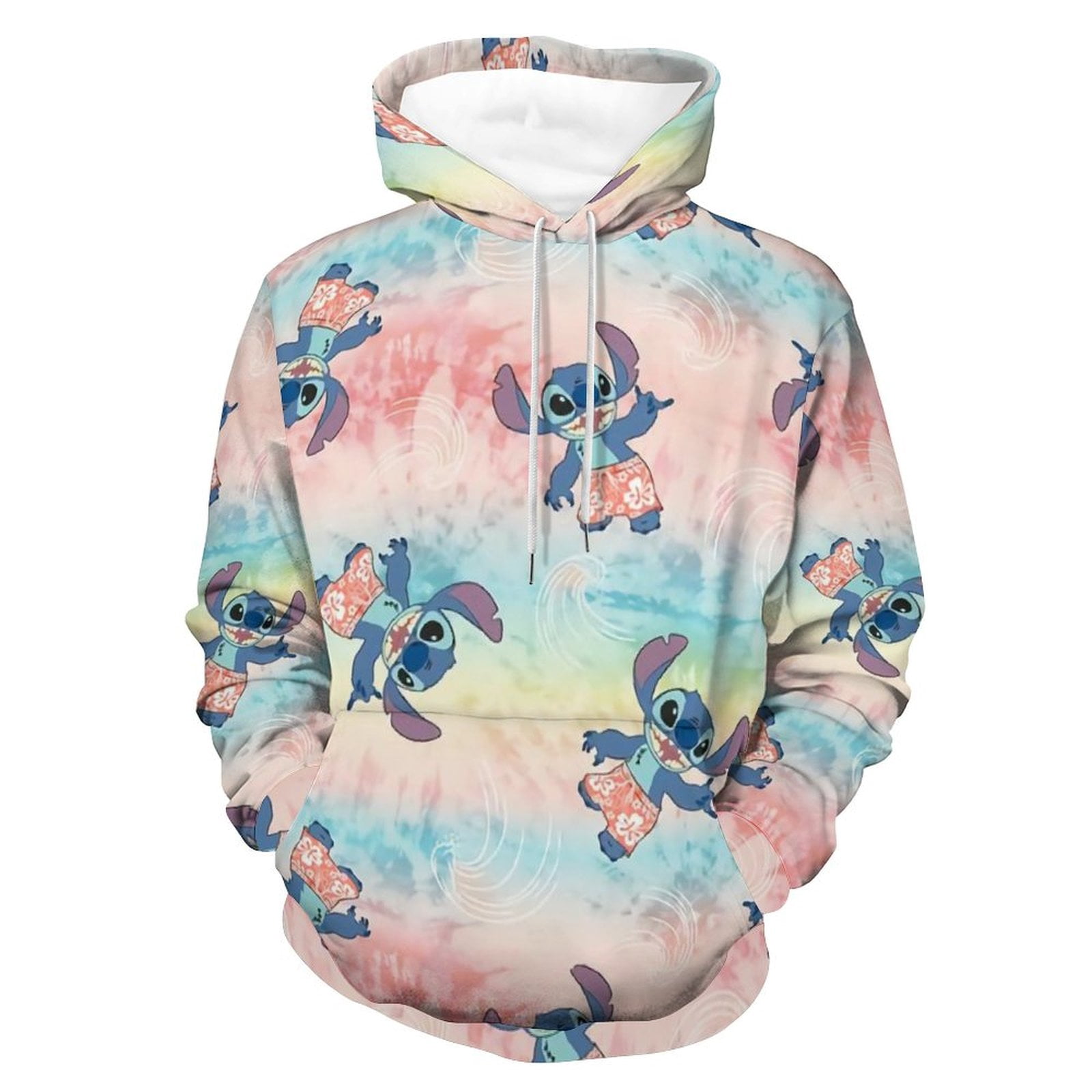 Lilo & Stitch Tie-Dye Sweatshirts for Men and Women,Pullover Hoodie ...