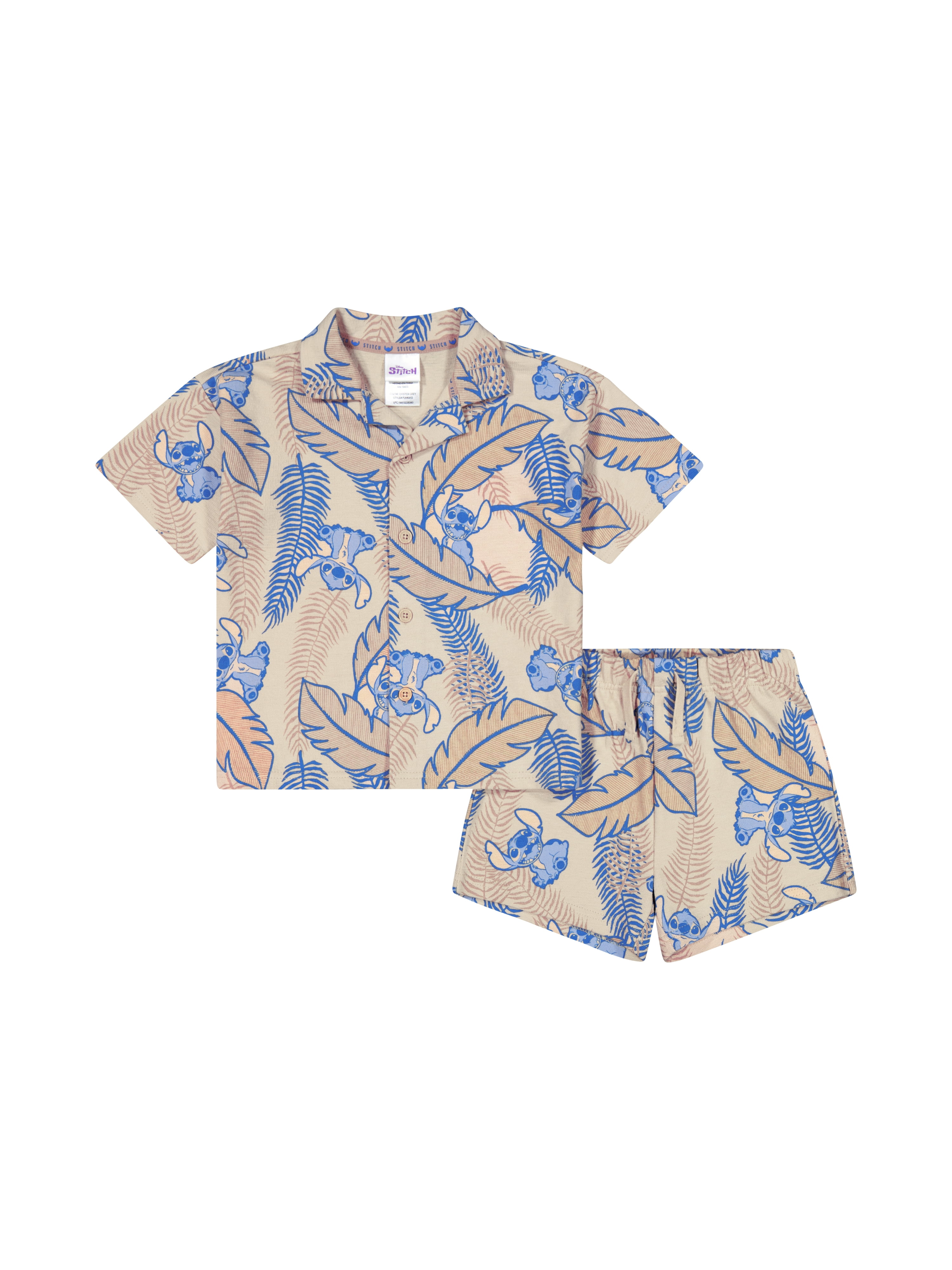 Lilo & Stitch Toddler Boy Resort Short Set, Sizes 12 Months-5T