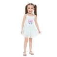 thumbnail image 1 of Lilo & Stitch Toddler Girl Sleeveless Graphic Tulle Skirted Romper, Sizes 12 Months-5T, 1 of 14