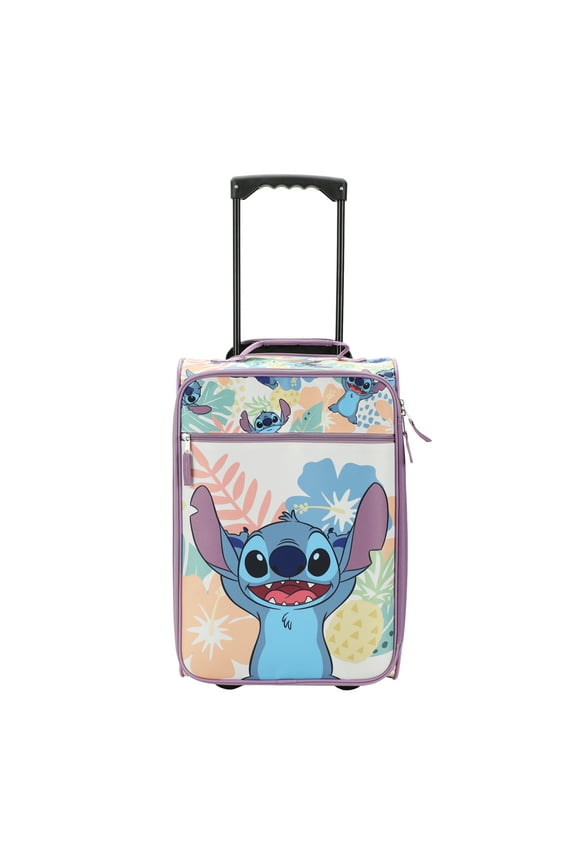Lilo & Stitch Tropical Fruit & Flowers 18" Youth Pilot Case Carry On Luggage Suitcase