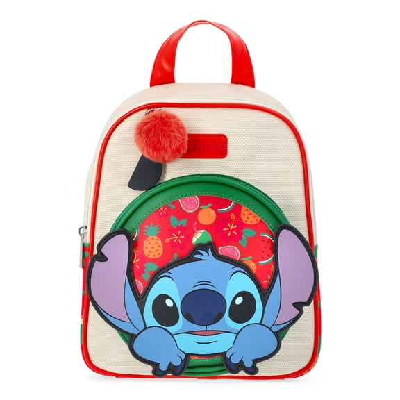 Disney Lilo & Stitch Tropical Women's 11" Mini Backpack, Tan