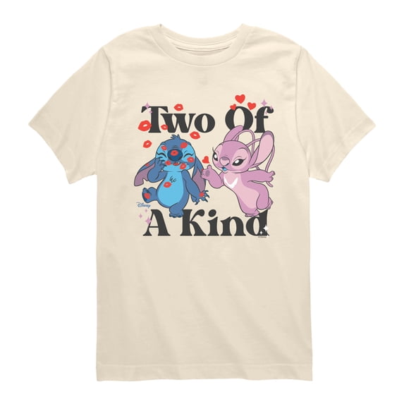 Lilo & Stitch - Two Of Kind - Youth Boys Short Sleeve Graphic T-Shirt