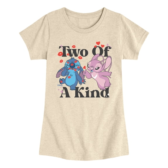Lilo & Stitch - Two Of Kind - Youth Girls Fitted Short Sleeve T-Shirt