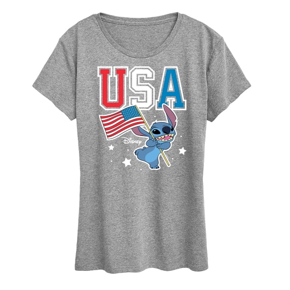 Lilo & Stitch - USA Stitch - Women's Short Sleeve Graphic T-Shirt