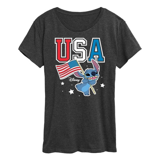 Lilo & Stitch - USA Stitch - Women's Short Sleeve Graphic T-Shirt