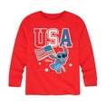 thumbnail image 1 of Lilo & Stitch - USA Stitch - Youth Long Sleeve Graphic T-Shirt, 1 of 5