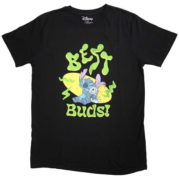 Lilo & Stitch Unisex T-Shirt: Stitch Best Buds (Large)