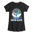thumbnail image 1 of Lilo & Stitch - Up To Snow Good Christmas - Girls Fitted Short Sleeve Graphic T-shirt, 1 of 4