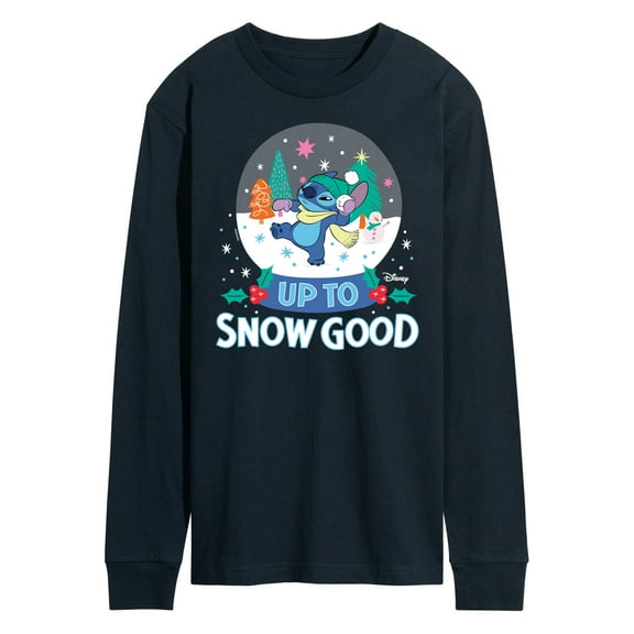 Lilo & Stitch - Up To Snow Good - Men's Long Sleeve T-Shirt