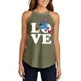 thumbnail image 1 of Lilo & Stitch - Valentine's Day Love Cupid Stitch - Juniors High Neck Tank Top, 1 of 5