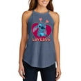 thumbnail image 1 of Lilo & Stitch - Valentine's Day Lovebug Stitch - Juniors High Neck Tank Top, 1 of 5