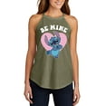 thumbnail image 1 of Lilo & Stitch - Valentine's Day Stitch Be Mine - Juniors High Neck Tank Top, 1 of 5