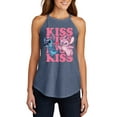 thumbnail image 1 of Lilo & Stitch - Valentine's Day Stitch Kiss Repeated - Juniors High Neck Tank Top, 1 of 5