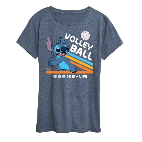 Lilo & Stitch - Volleyball Is My Life - Women's Short Sleeve Graphic T-Shirt