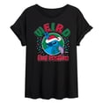 thumbnail image 1 of Lilo & Stitch - Weird But Festive Stitch - Juniors Oversized Graphic T-Shirt, 1 of 4