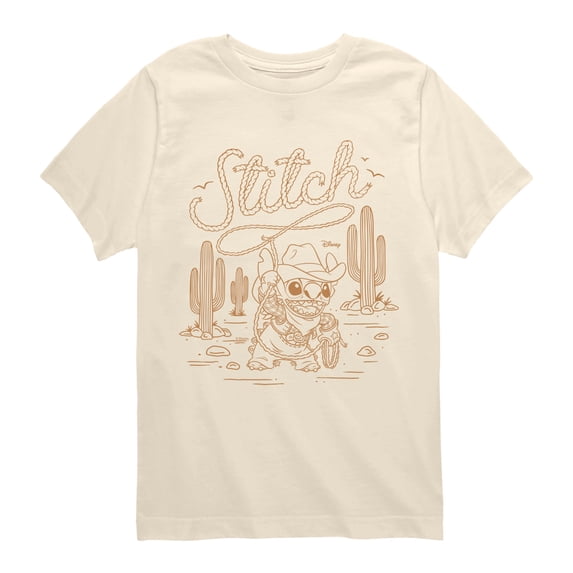 Lilo & Stitch - Western Stitch Short Sleeve Graphic T-Shirt