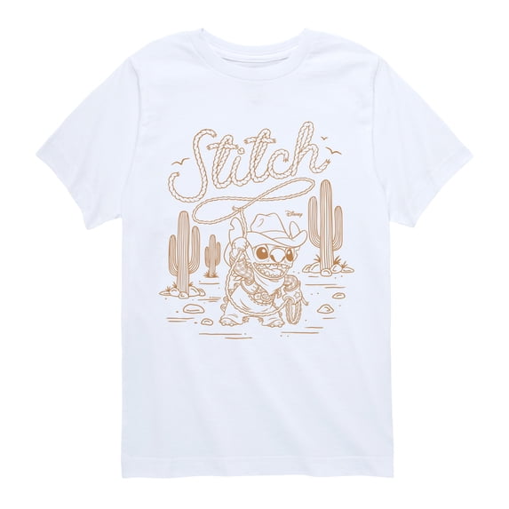 Lilo & Stitch - Western Stitch Short Sleeve Graphic T-Shirt