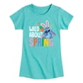 thumbnail image 1 of Lilo & Stitch - Wild About Spring - Youth Girls Fitted Short Sleeve T-Shirt, 1 of 4