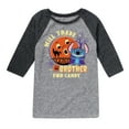 thumbnail image 1 of Lilo & Stitch - Will Trade Brother For Candy - Toddler And Youth Raglan Graphic T-Shirt, 1 of 5