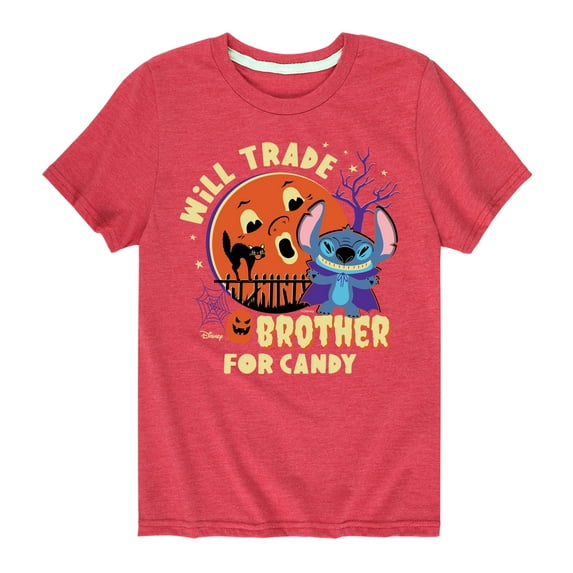 Lilo & Stitch - Will Trade Brother For Candy - Toddler And Youth Short Sleeve Graphic T-Shirt