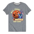 thumbnail image 1 of Lilo & Stitch - Will Trade Brother For Candy - Toddler And Youth Short Sleeve Graphic T-Shirt, 1 of 5