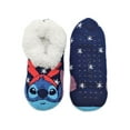 thumbnail image 1 of Lilo & Stitch, Women's 3D Cable Knit Chenille Slipper Socks, 1-Pack, Size 4-10, 1 of 4