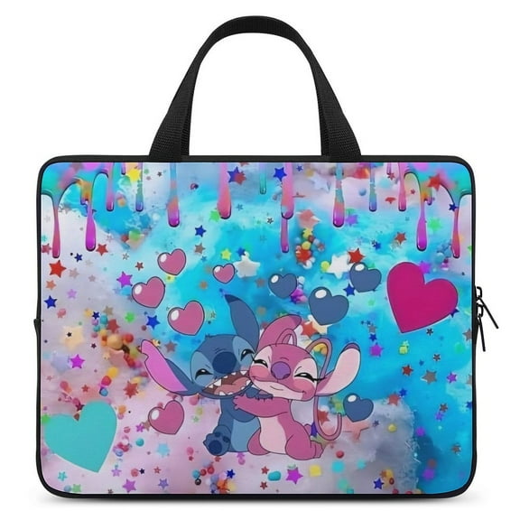 Lilo & Stitch36 Laptop sleeve with Handle, Laptop Case, laptop bag, Durable Shockproof Protective Computer Cover Carrying Bag Briefcase Carrying for 15" 17"