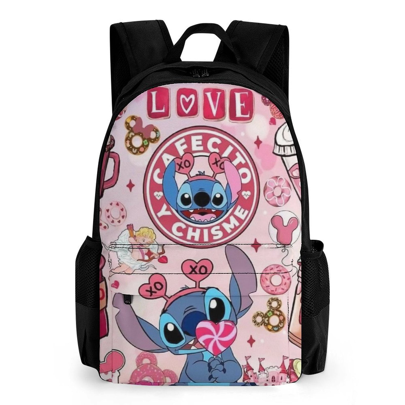 Cute Axolotl & Seaweed Print Backpack – Lightweight School Book Bag For Travel, Hiking & Day Trips - View #5