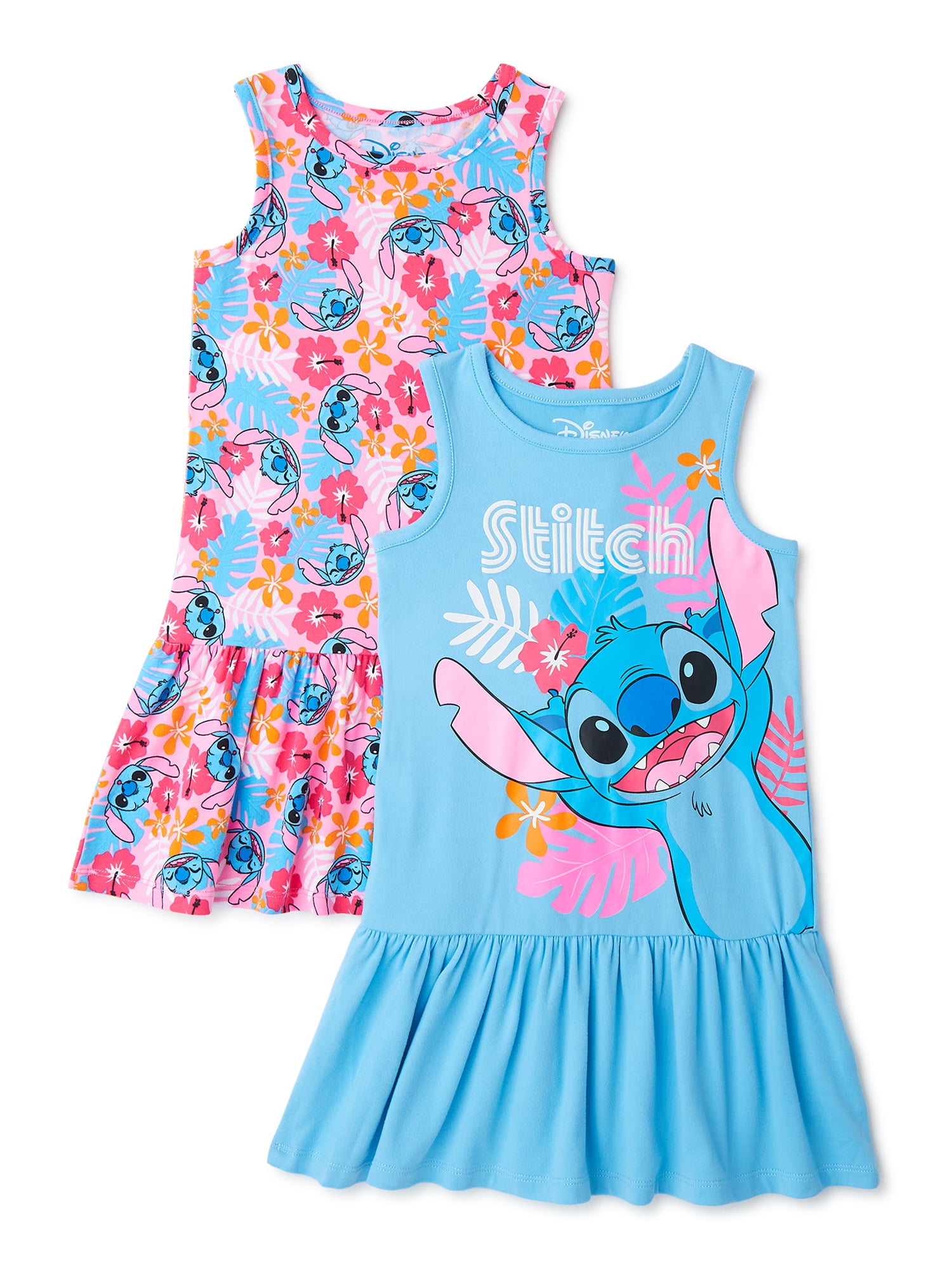 Girls Stitch Twirl Dress, Stitch Dress Inspired by Lilo and Stitch,  Everyday Princess Dress, Sizes 12/18m, 2T-8 Girls 
